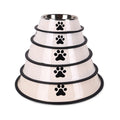 Stainless Steel Dog Cat Bowls - Non-Slip Feeder Set