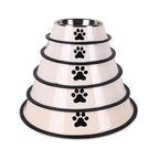 Stainless Steel Dog Cat Bowls - Non-Slip Feeder Set